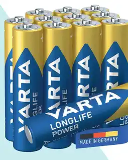 Mekk VARTA Longlife Power AAA/LR03 -BL 12 tilbud