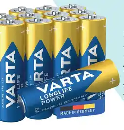 Mekk VARTA Longlife Power AA LR06 - BL12 tilbud