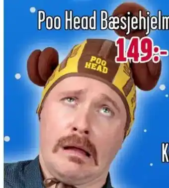 Teknikmagasinet Poo Head Basjehjelm tilbud