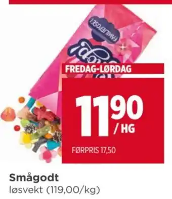 Meny Smågodt tilbud