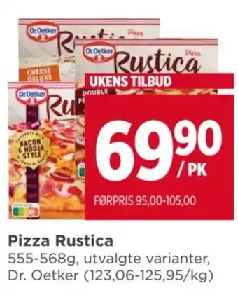 Meny DR. OETKER Pizza Rustica tilbud