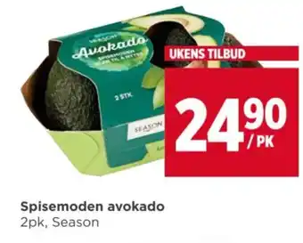 Meny SEASON Spisemoden avokado tilbud