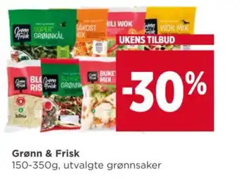 Meny Grønn & Frisk tilbud