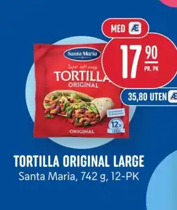 Rema 1000 Santa Maria Tortilla original large tilbud