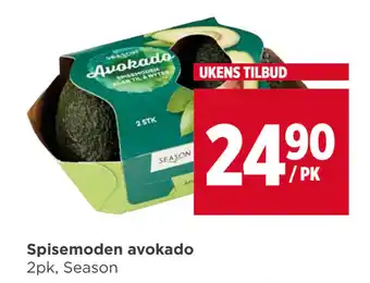 Meny Spisemoden avokado tilbud