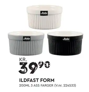 Mekk Ildfast form tilbud