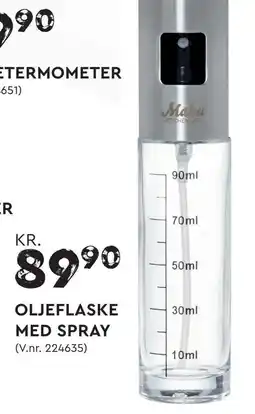 Mekk Oljeflaske med spray tilbud