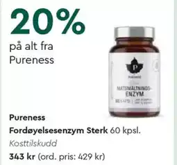 Life Pureness fordøyelsesenzym sterk tilbud