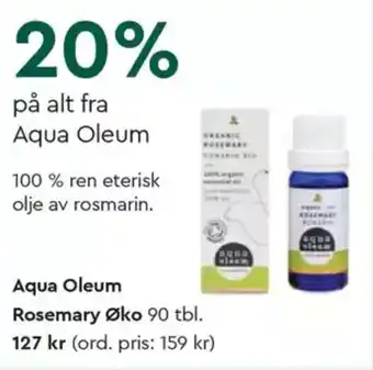 Life Aqua oleum rosemary øko tilbud