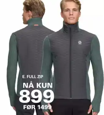 Sportmann Full zip tilbud