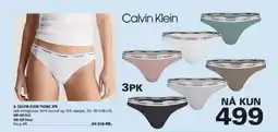 Sportmann Calvin klein thong 3pk tilbud