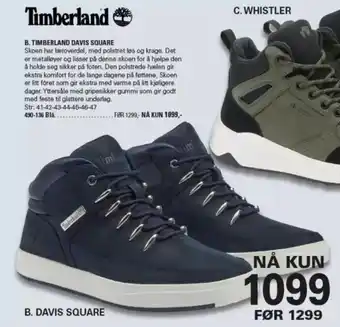 Sportmann Timberland davis square tilbud