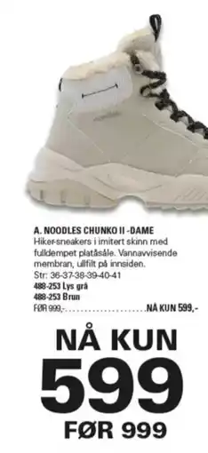 Sportmann Noodles chunko ii -dame tilbud