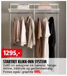 Bauhaus STARTKIT KLIKK-INN SYSTEM tilbud