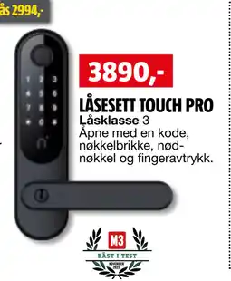 Bauhaus LÅSESETT TOUCH PRO tilbud