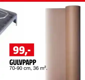 Bauhaus GULVPAPP tilbud