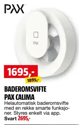 Bauhaus BADEROMSVIFTE PAX CALIMA tilbud