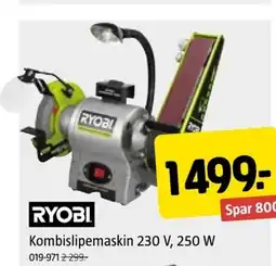 Jula RYOBI Kombislipemaskin 230 V, 250 W tilbud