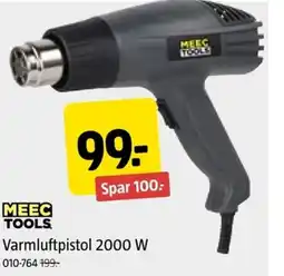 Jula MEEC TOOLS. Varmluftpistol 2000 W tilbud