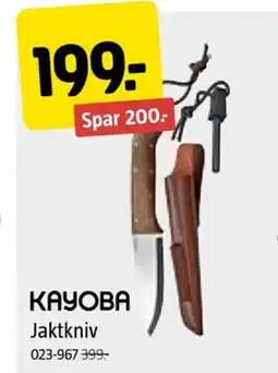 Jula KAYOBA Jaktkniv tilbud