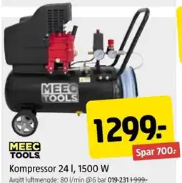 Jula Kompressor 24 I, 1500 W tilbud