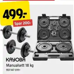 Jula KAYOBA Manualsett tilbud