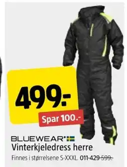 Jula BLUEWEAR Vinterkjeledress herre tilbud