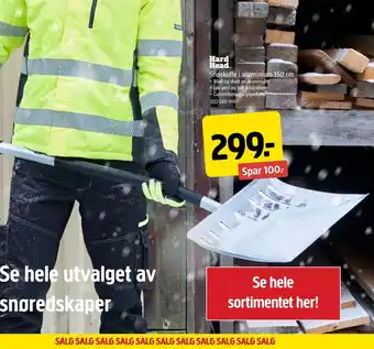 Jula Hard Head Snøskuffe i aluminium tilbud