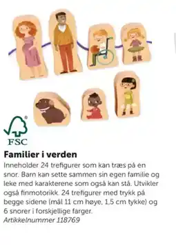 Lekolar Familier i verden tilbud