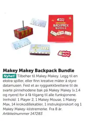 Lekolar Makey Makey Backpack Bundle tilbud