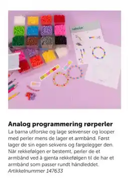 Lekolar Analog programmering rørperler tilbud