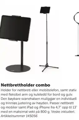 Lekolar Nettbrettholder combo tilbud