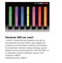 Lekolar Sanserør, svart tilbud