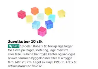 Lekolar Juvelkuber 10 stk tilbud