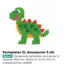 Lekolar Perleplater XL dinosaurier 5 stk tilbud