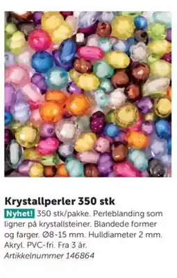 Lekolar Krystallperler 350 stk tilbud