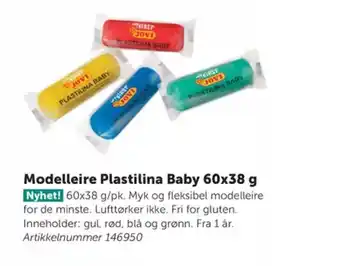 Lekolar Modelleire Plastilina Baby tilbud