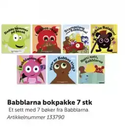 Lekolar Babblarna bokpakke 7 stk tilbud