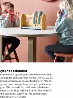 Lekolar Lysende telefoner tilbud