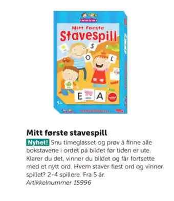 Lekolar Mitt første stavespill tilbud