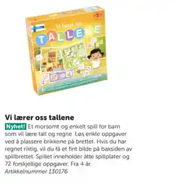 Lekolar Vi lærer oss tallene tilbud