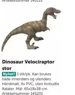 Lekolar Dinosaur Velociraptor stor tilbud