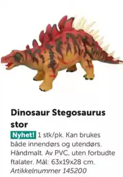 Lekolar Dinosaur Stegosaurus stor tilbud