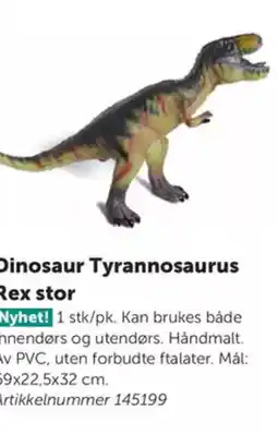 Lekolar Dinosaur Tyrannosaurus Rex stor tilbud