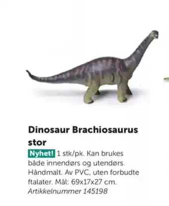 Lekolar Dinosaur Brachiosaurus stor tilbud