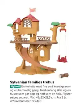 Lekolar Sylvanian families trehus tilbud