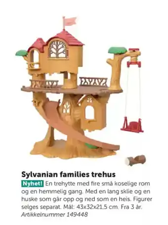 Lekolar Sylvanian families trehus tilbud