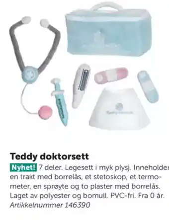 Lekolar Teddy doktorsett tilbud