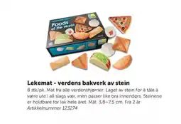 Lekolar Lekemat - verdens bakverk av stein tilbud