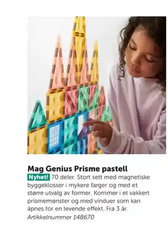 Lekolar Mag Genius Prisme pastell tilbud